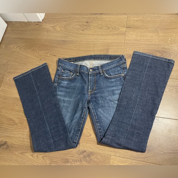 Citizens of Humanity Kelly 001 Low Rise Bootcut Jeans Y2K Medium Wash Denim 27 - Picture 2 of 11